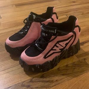 Outrageously cool Anthony Wang rave trainers
